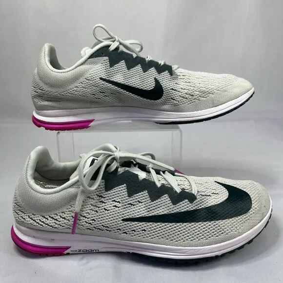 Nike Air Zoom Streak LT 4 Gray/fuschia 924514-005 Marathon Running Shoes US 8