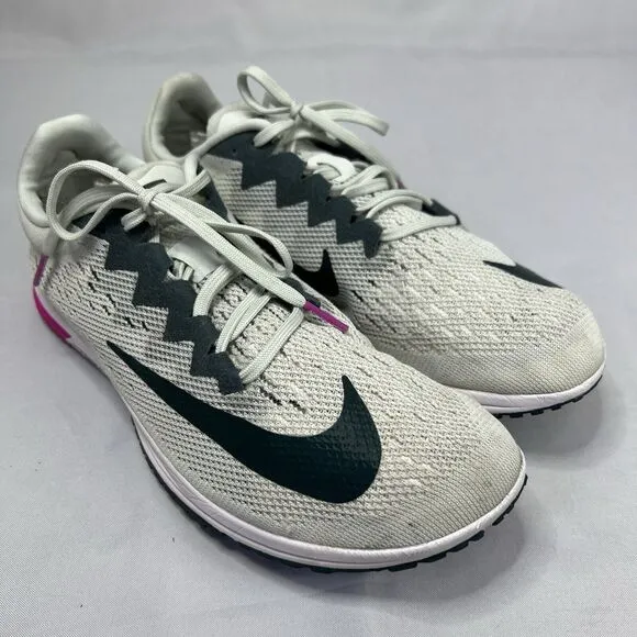Nike Air Zoom Streak LT 4 Gray/fuschia 924514-005 Marathon Running Shoes US 8
