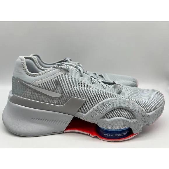 Nike Air Zoom Superrep 3 Platinum Women's Training Shoes DA9492-004 Size 10🛒