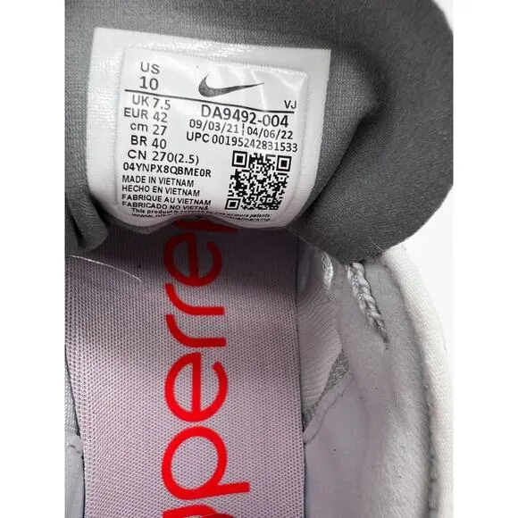 Nike Air Zoom Superrep 3 Platinum Women's Training Shoes DA9492-004 Size 10🛒