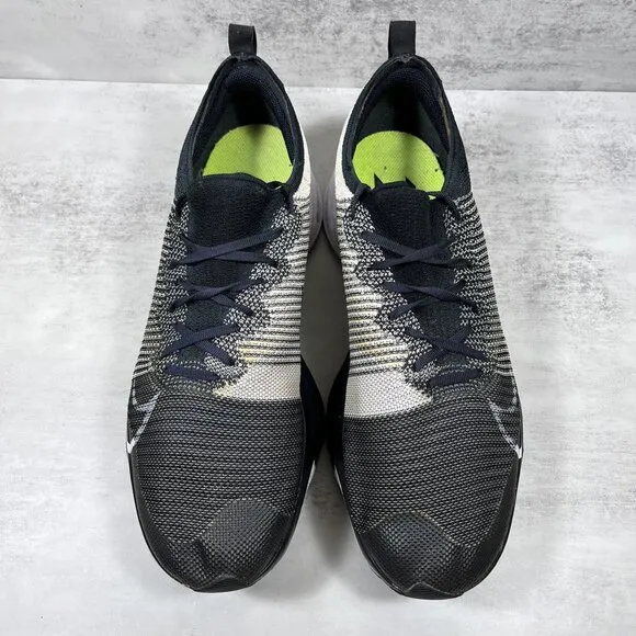 Nike Air Zoom Tempo Next% Flyknit Running Shoes - Men's Size 12 - White Black