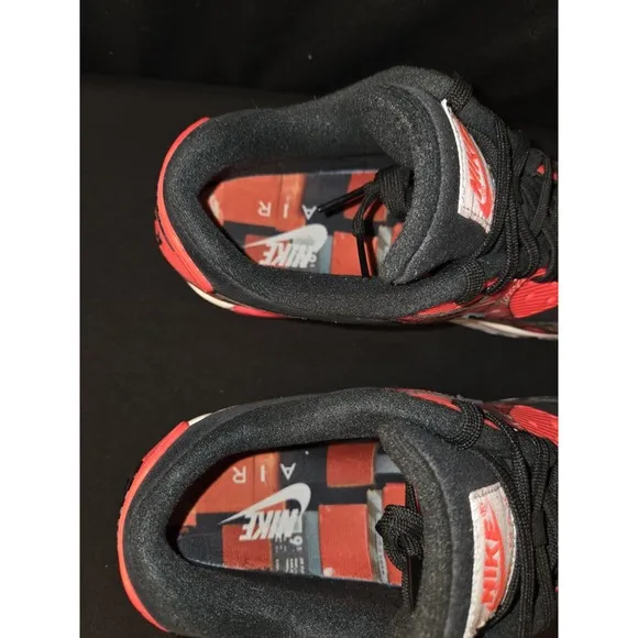 Nike Atmos x Air Max 90 &quot;We Love Nike Shoes&quot; Red White AQ0926-001 Men's Size 8.5