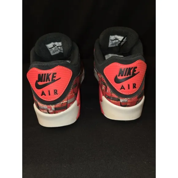 Nike Atmos x Air Max 90 &quot;We Love Nike Shoes&quot; Red White AQ0926-001 Men's Size 8.5