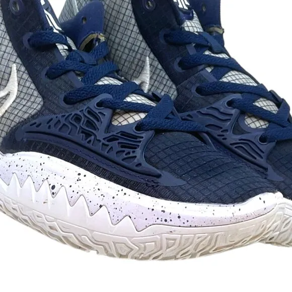 Nike Basketball Shoes Men's Kyrie 4 Size 7.5M Navy White Low NBA DM5041-402