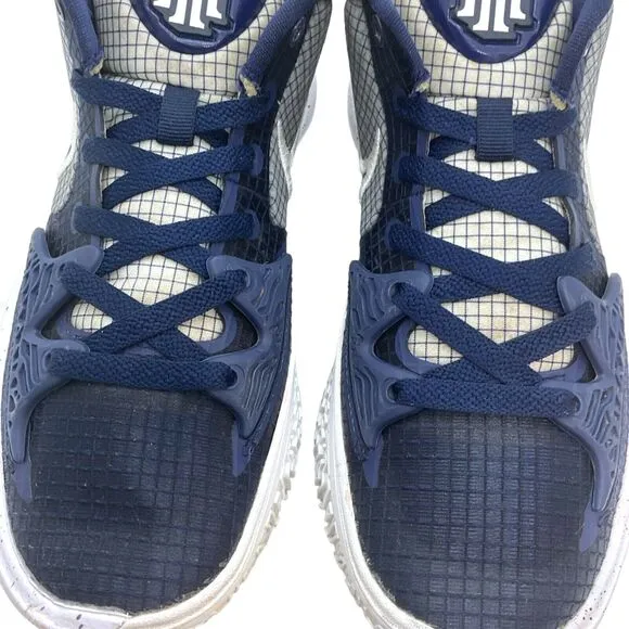 Nike Basketball Shoes Men's Kyrie 4 Size 7.5M Navy White Low NBA DM5041-402