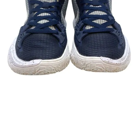 Nike Basketball Shoes Men's Kyrie 4 Size 7.5M Navy White Low NBA DM5041-402