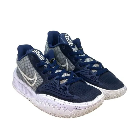 Nike Basketball Shoes Men's Kyrie 4 Size 7.5M Navy White Low NBA DM5041-402