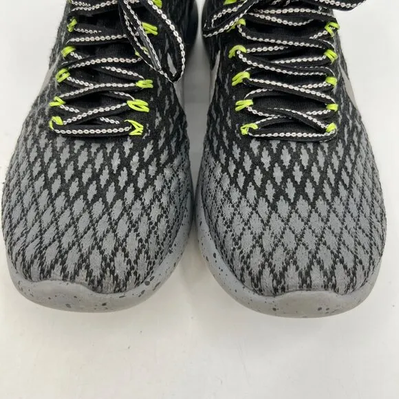 Nike Black Gray Lunarepic Flyknit Sneakers | Size 10