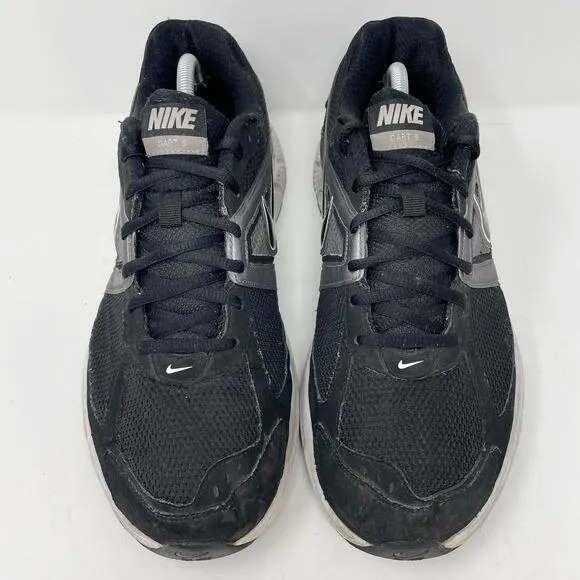 Nike Black Silver Dart 9 Running Shoes Mens Size 11