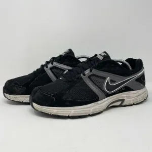 Nike Black Silver Dart 9 Running Shoes Mens Size 11