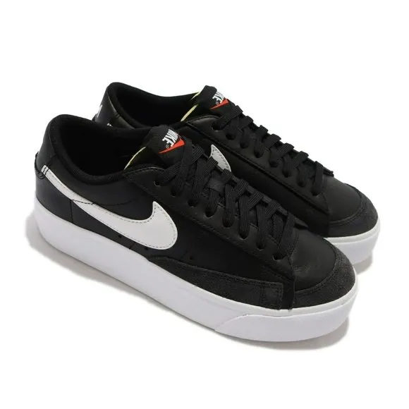 🤩Nike Blazer Low Cut Platform Size 10.5 Men's Shoes Black White DJ0292-001 New