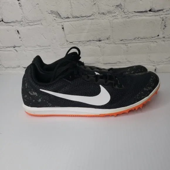 Nike Boys Zoom Rival D 10 907566-007 Black Running Cleats Shoes Sneaker Size 5.5