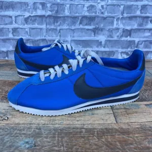 Nike Cortez Basic Nylon Blue White 2012 Running Shoes 488291-409 Mens Size 10.5
