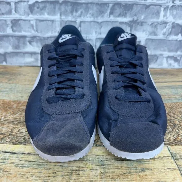 Nike Cortez Basic‎ Nylon Obsidian Running Shoes 819720-411 Mens Size 11 Rare