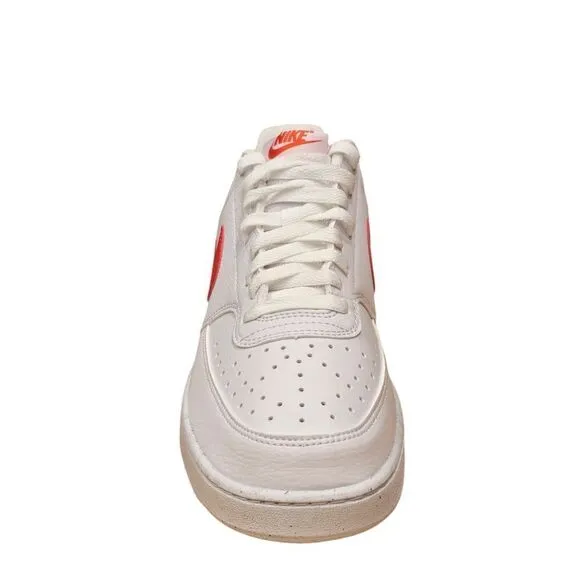 Nike Court Vision Low Next Nature Mens Size's Shoes White Picante Red DH2987-108