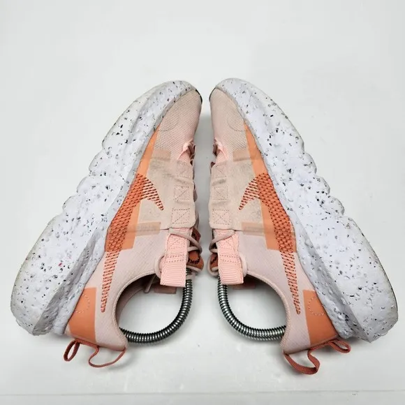 Nike Crater Impact Running Shoes Pink Peach Womens Size 8 CW2386-602