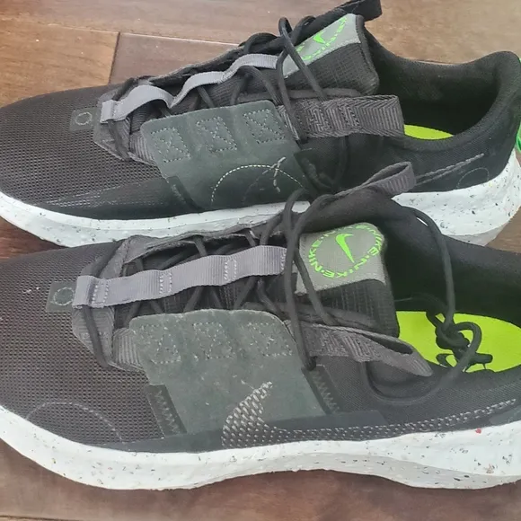 Nike crater Impact Running Shoes size 12 men's black iron gray off Noir …