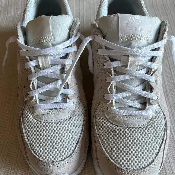 Nike Cream and White Sneakers Modern Design
