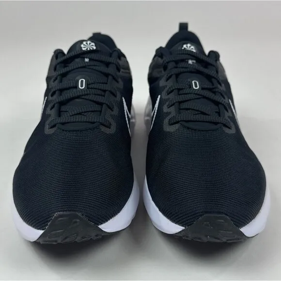 Nike Downshifter 12 Mens Black White Athletic Running Shoes Sneakers DD9293-001