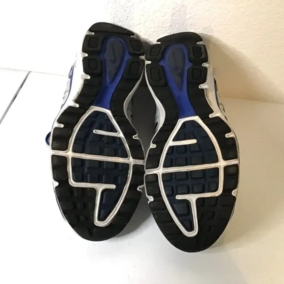 NIKE DUAL FUSION RUN 2 MEN'S WHITE BLUE WALKING RUNNING SHOES MEN'S SIZE 11