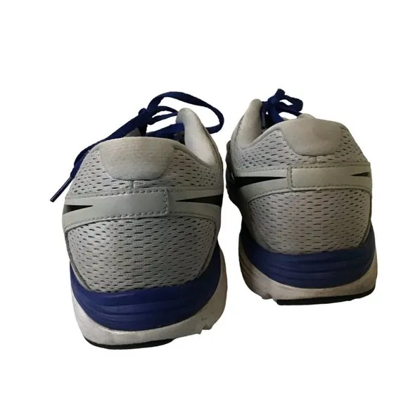 NIKE DUAL FUSION RUN 2 MEN'S WHITE BLUE WALKING RUNNING SHOES MEN'S SIZE 11