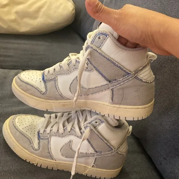 Nike Dunk High 1985 Royal Blue White Shoes Sneakers size 5.5