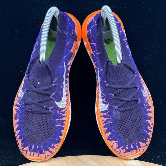 Nike Flyknit 3.0 Women’s Running Sneakers Orange/Purple Size 7