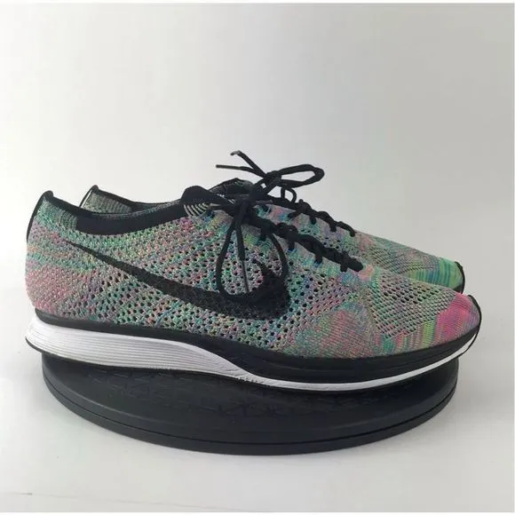 Nike Flyknit Racer Multicolor 2.0 Running Shoes 526628-304 Men’s Size 13