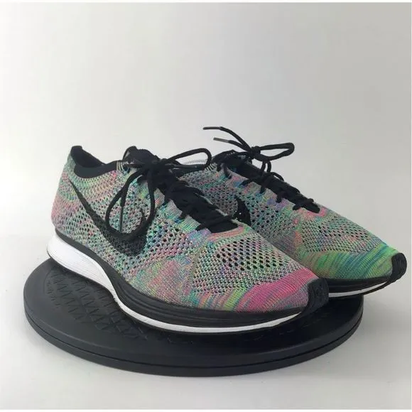 Nike Flyknit Racer Multicolor 2.0 Running Shoes 526628-304 Men’s Size 13