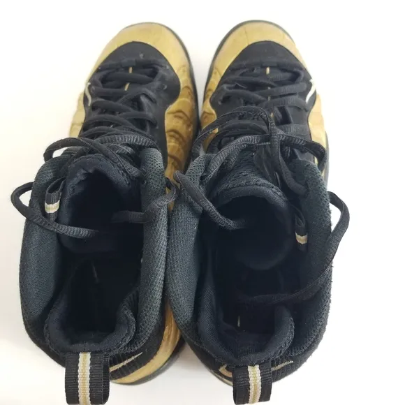 Nike Foam Posite Pro Metallic Gold Black size 6.5Y
