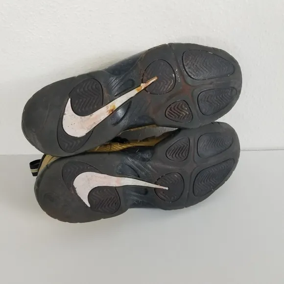 Nike Foam Posite Pro Metallic Gold Black size 6.5Y
