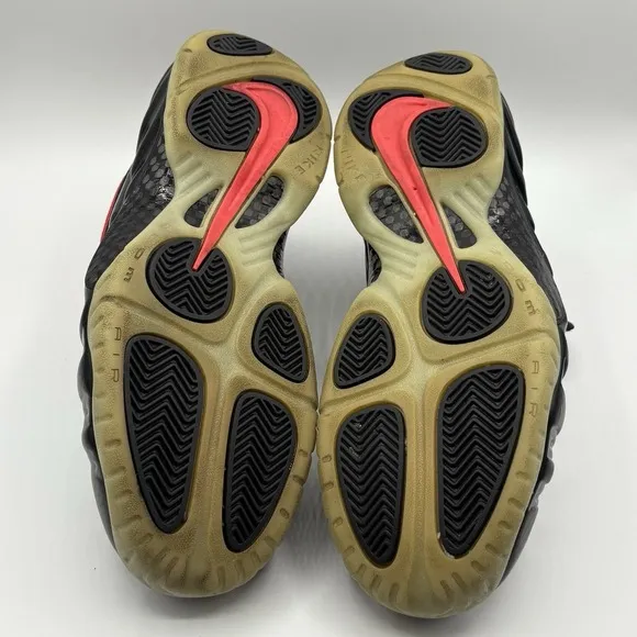 Nike Foamposite‎ Pro Premium 616750-001 Black Laser Crimson Men's Size 9