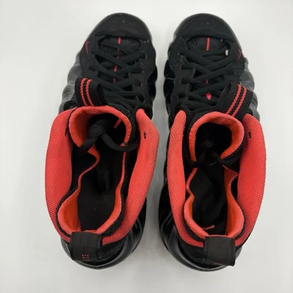 Nike Foamposite‎ Pro Premium 616750-001 Black Laser Crimson Men's Size 9