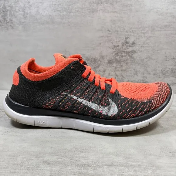 Nike Free 4.0 Flyknit Running Shoes - Women's Size 8