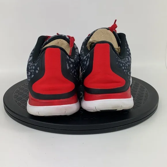 Nike Free 4.0 Print Black/Red/Gray Running Shoes 729818-002 Men's Size 11