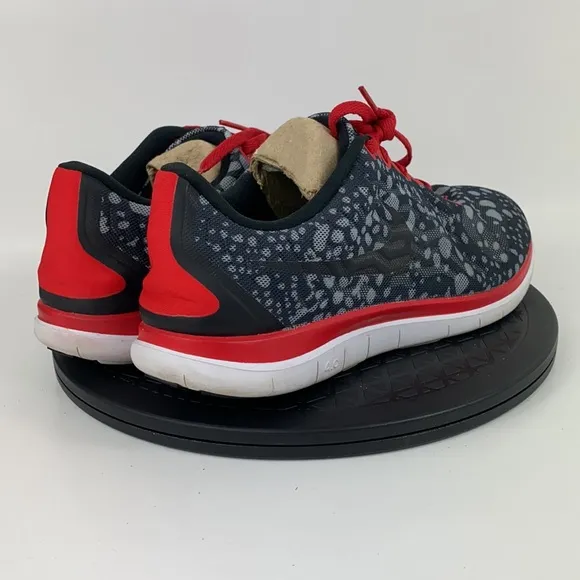 Nike Free 4.0 Print Black/Red/Gray Running Shoes 729818-002 Men's Size 11