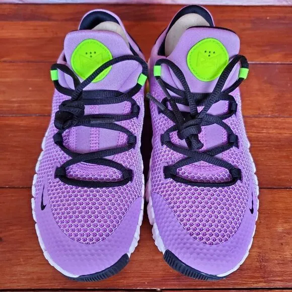 Nike Free Metcon 4 Low Shoes Women Sz‎ 6.5 Rush Fuchsia Volt CZ0596-501 New
