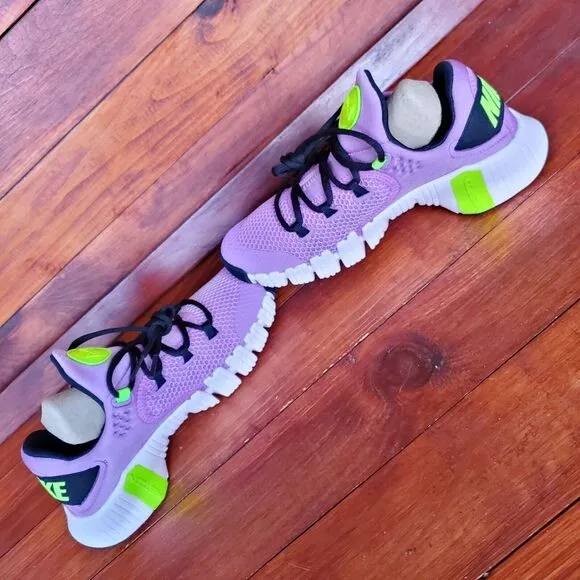 Nike Free Metcon 4 Low Shoes Women Sz‎ 6.5 Rush Fuchsia Volt CZ0596-501 New