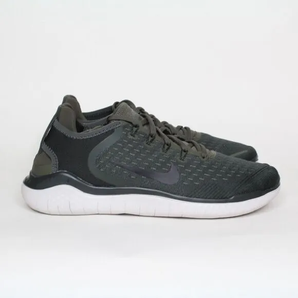 Nike Free RN 2018 Men's Running Shoes Size 12 Cargo Khaki/ Black 942836-300 New
