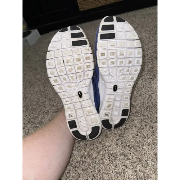 Nike Free Run 2 Men's Size 9 Running Shoes 537732-406 Blue Black Sneakers