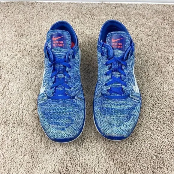 Nike Free TR Flyknit Running Shoes - Racer Blue