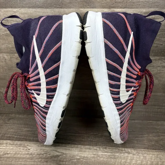 Nike Free Train Force Flyknit Purple Pink Mens Size 13 833275-500 Running Shoes
