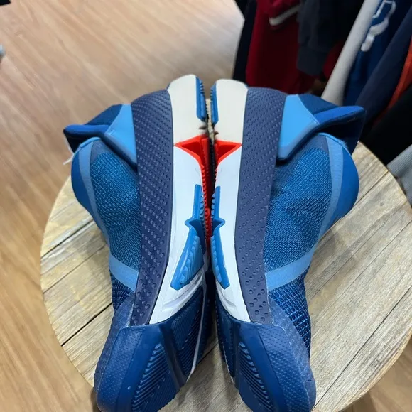 Nike Go FlyEase Blue Folding Hands Free Shoes CW5883-400 Mens Sz 7.5