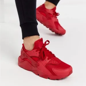 Nike Huarache Run Gs 654275-600 Youth Triple Red Running Shoes Size