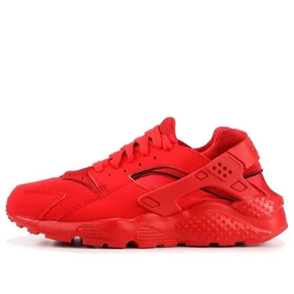 Nike Huarache Run Gs 654275-600 Youth Triple Red Running Shoes Size