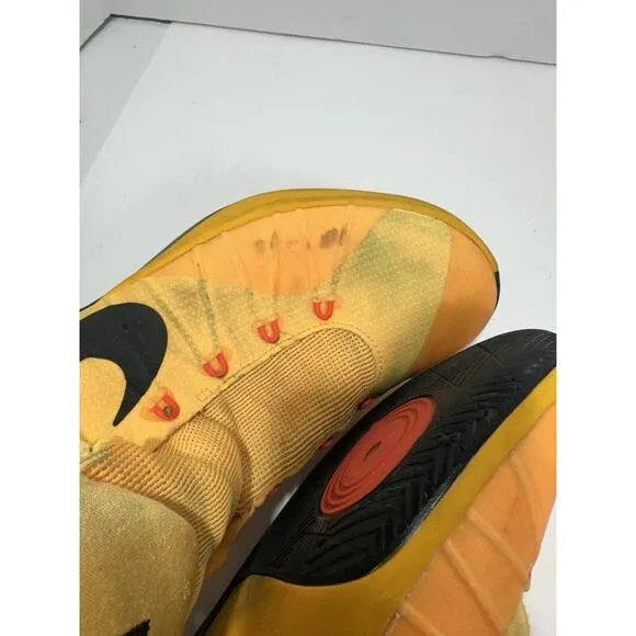 Nike Hyperdunk 2015 Bruce Lee Size 11 Yellow 749561-806 Shoe No Laces Stained**