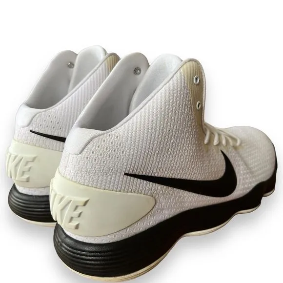 Nike Hyperdunk Shoes Sneakers‎ White Black Basketball Gym 942571-101 Size 17