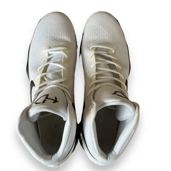 Nike Hyperdunk Shoes Sneakers‎ White Black Basketball Gym 942571-101 Size 17