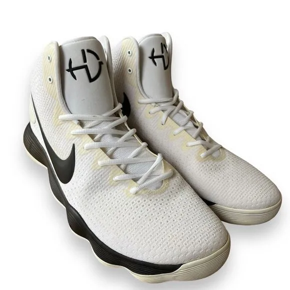 Nike Hyperdunk Shoes Sneakers‎ White Black Basketball Gym 942571-101 Size 17