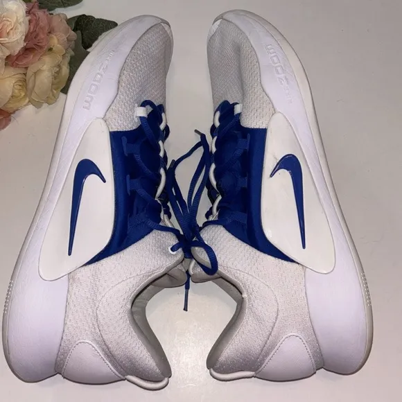 Nike Hyperdunk X Low TB White blue Basketball Shoes Size 15.5